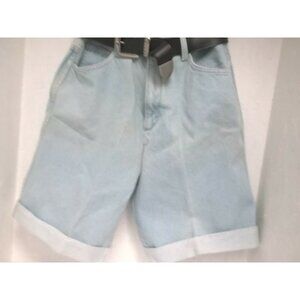 Retro Women's Denim Republic Shorts Hi -Waisted Light Blue Denim Size 9/10 NWOT